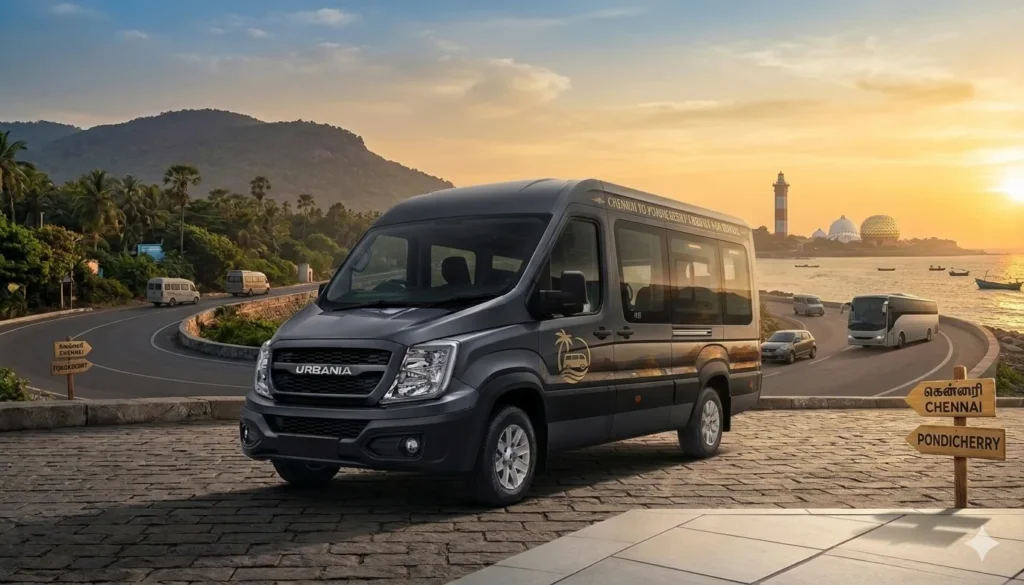 Chennai to Pondicherry Van Rental